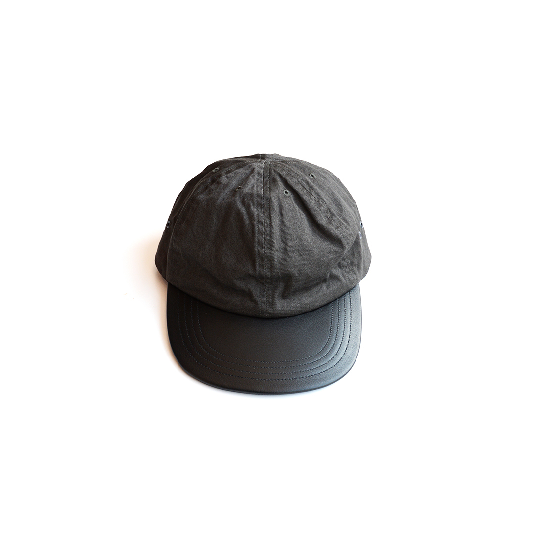 画像2: COMESANDGOES / WASH HEAD & LEATHER BRIM CAP