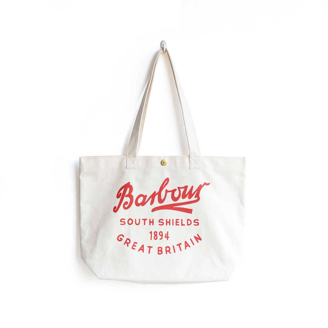 画像1: BARBOUR/Script LOGO TOTE BAG (261UBA0752）