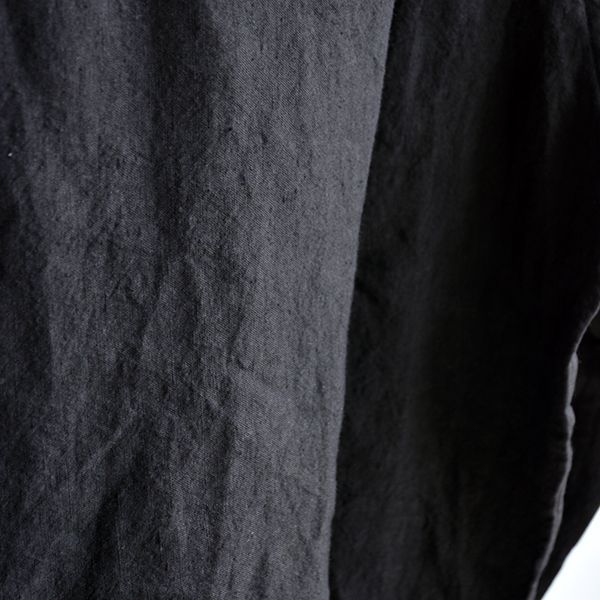 画像: orslow / UNISEX PULLOVER Linen "BLACK"