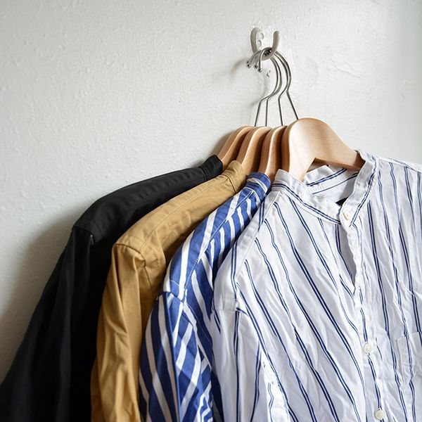 画像: *A VONTADE / Banded Collar Shirts "80/2×60 Typewriter"