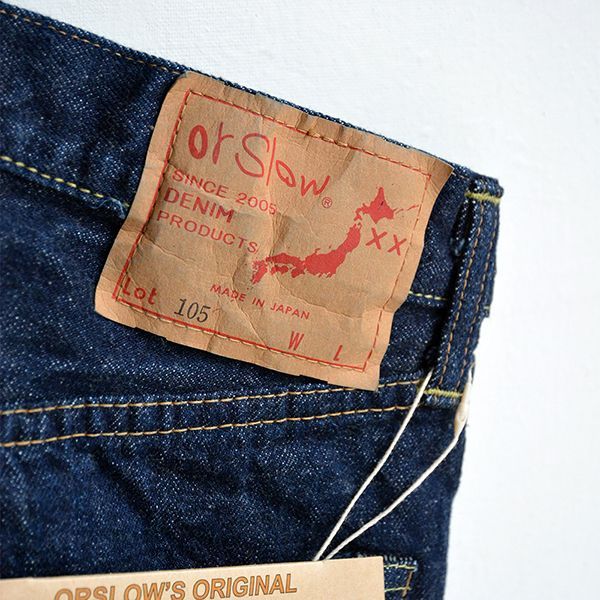 画像: orSlow / STANDARD DENIM 105 ONEWASH