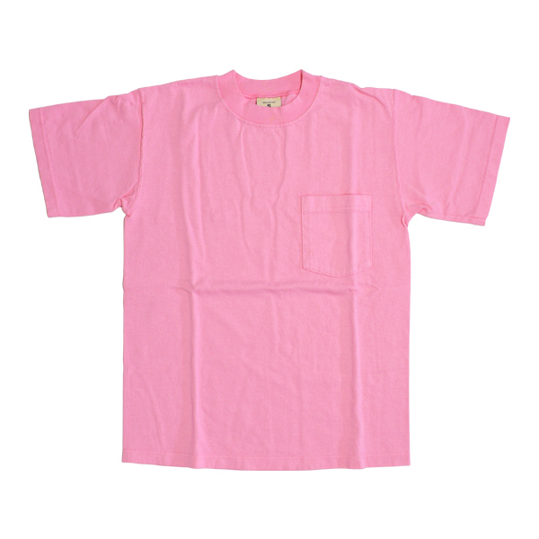 画像1: グッドウェア/ポケットTシャツ ピンク