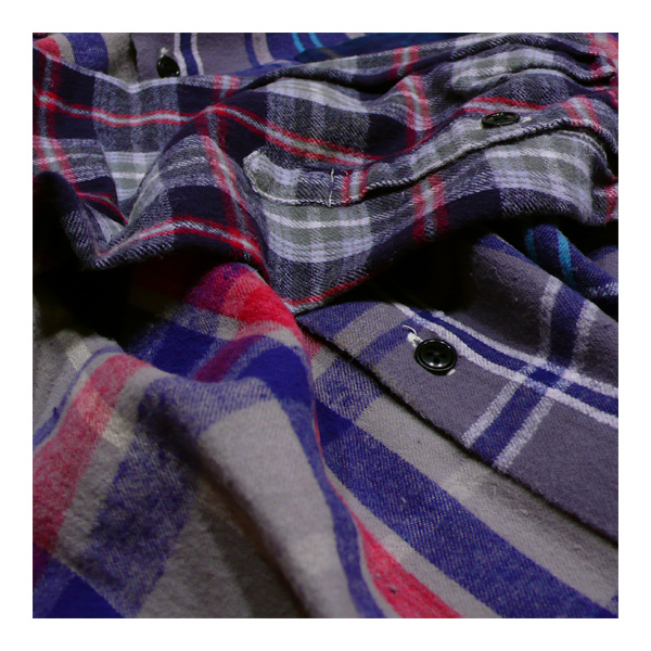 画像: シュペリオールレイバー/ スモールカラー・チェックシャツ クレイジーパターン（13AW-SL203）