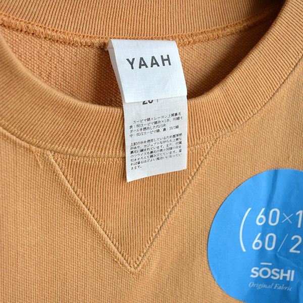 画像: YAAH / S/S SWEAT T-SHIRT (CT_003)