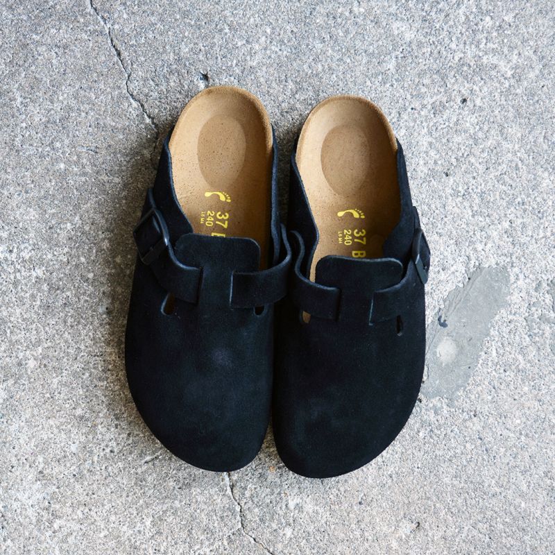 Birkenstock ボストン　ブラックスエード