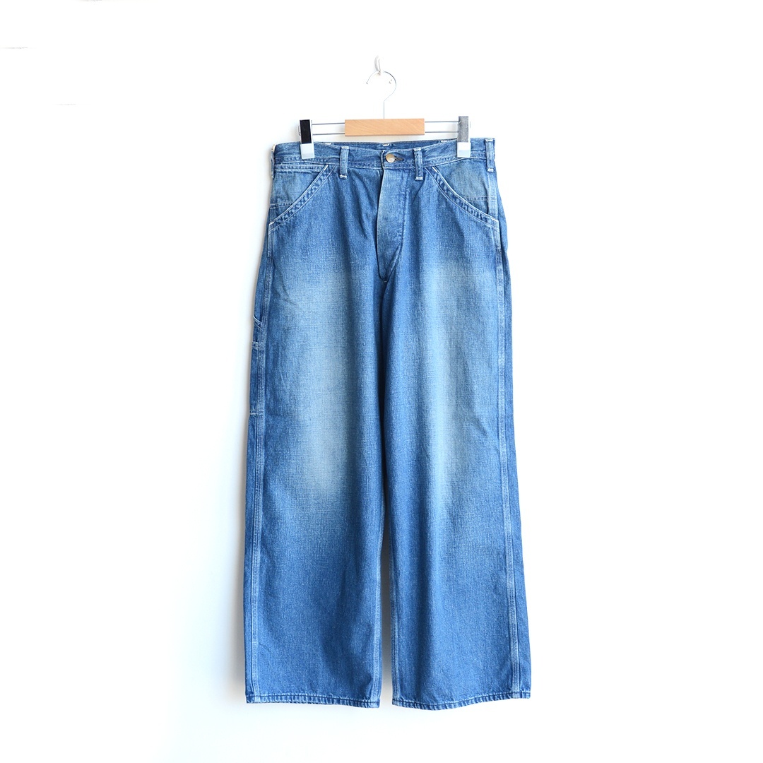 画像1: orSlow / Wide Fit 30’s Painter Pants -Denim Used- (01-5126-95)