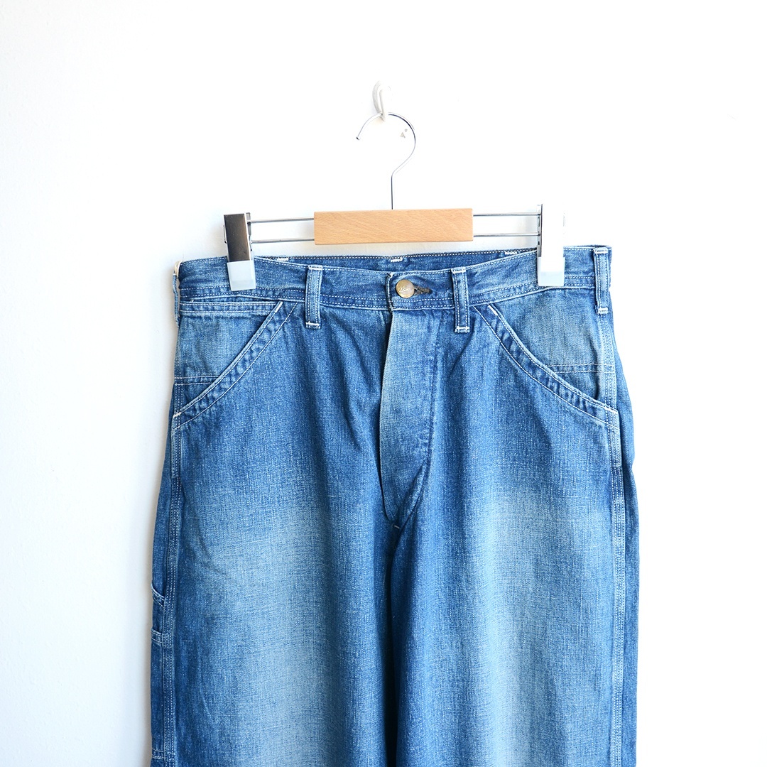 画像4: orSlow / Wide Fit 30’s Painter Pants -Denim Used- (01-5126-95)