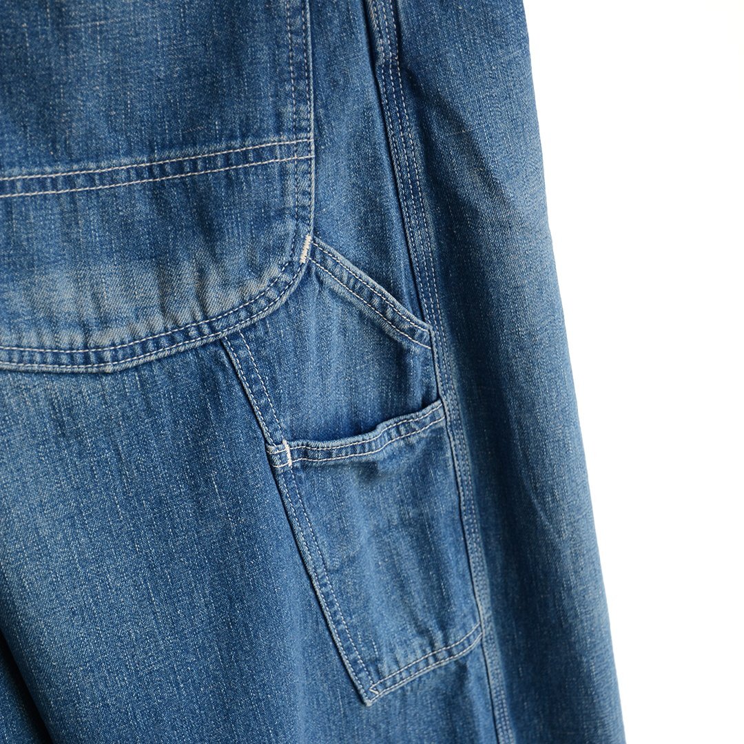 画像9: orSlow / Wide Fit 30’s Painter Pants -Denim Used- (01-5126-95)