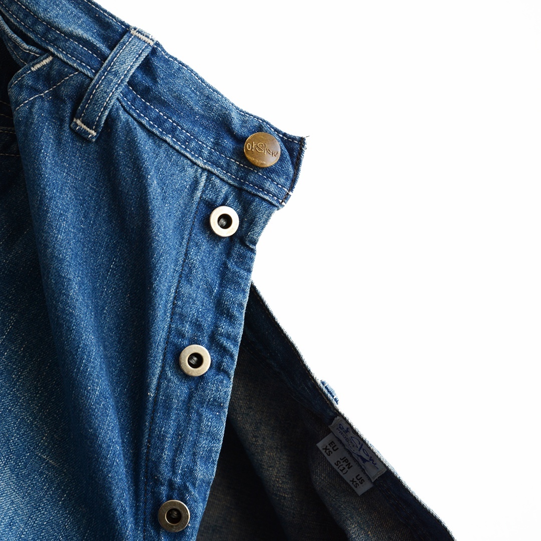 画像6: orSlow / Wide Fit 30’s Painter Pants -Denim Used- (01-5126-95)