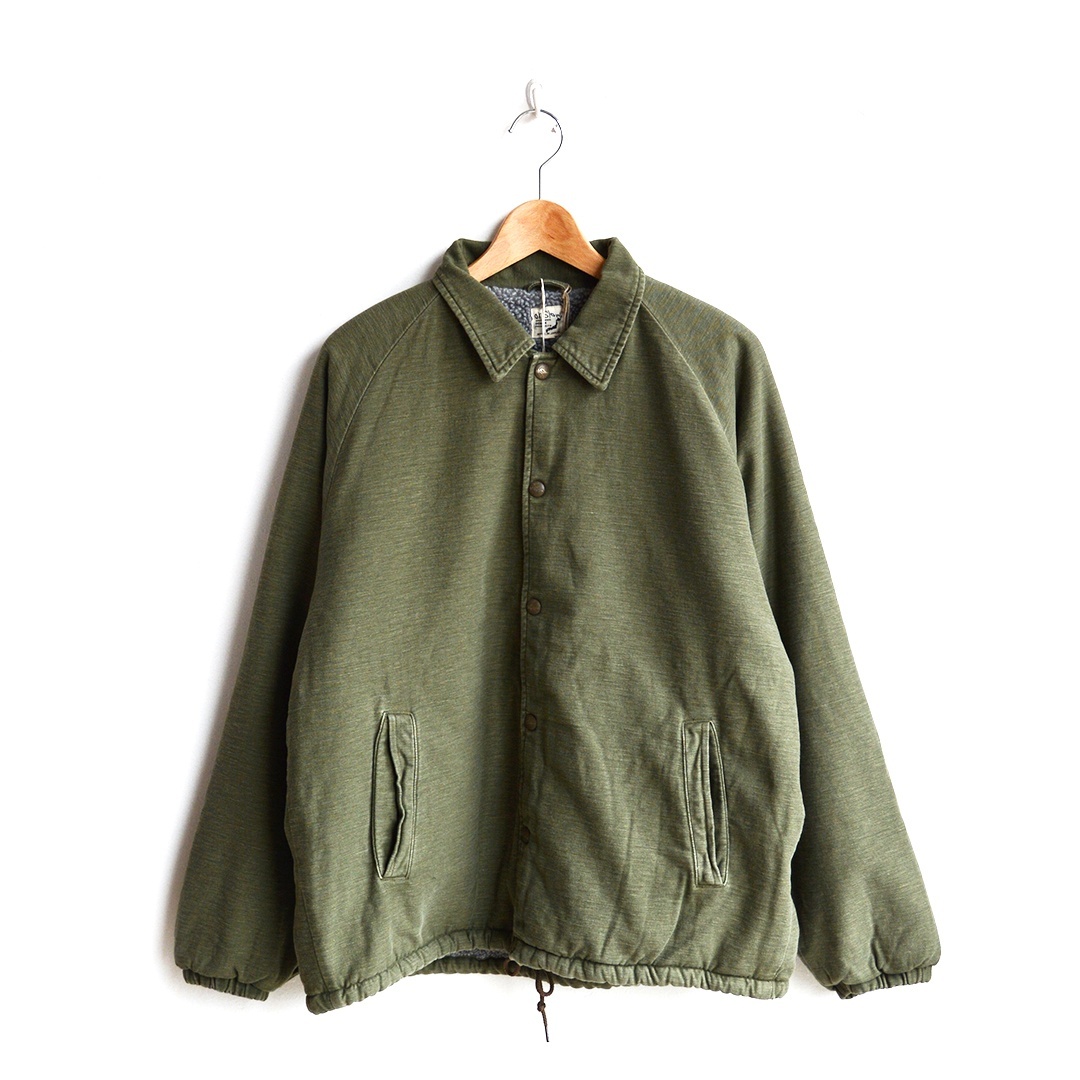 画像1: orSlow / VINTAGE WASHED COACH JACKET WITH FLEECE