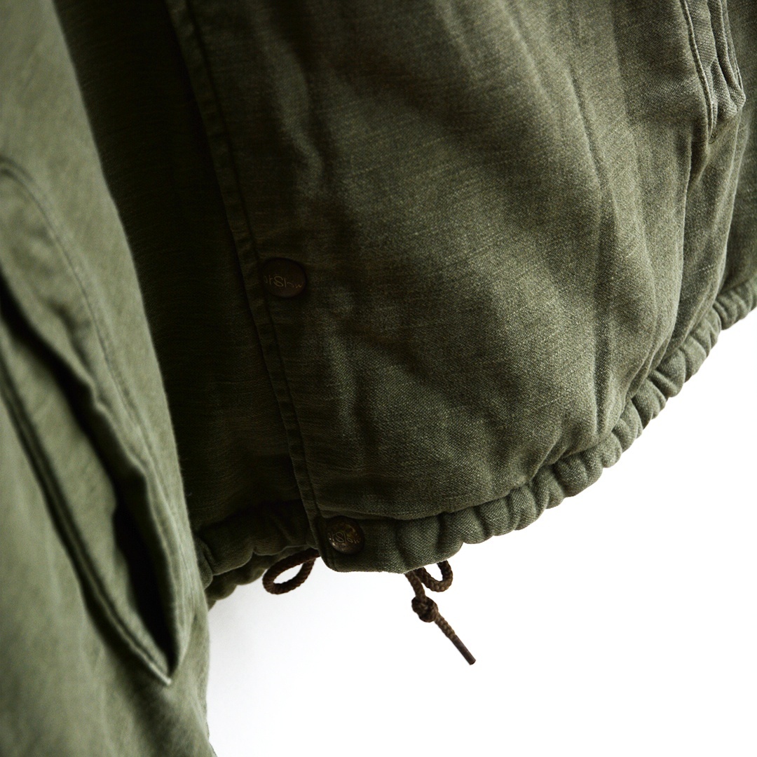 画像: orSlow / VINTAGE WASHED COACH JACKET WITH FLEECE