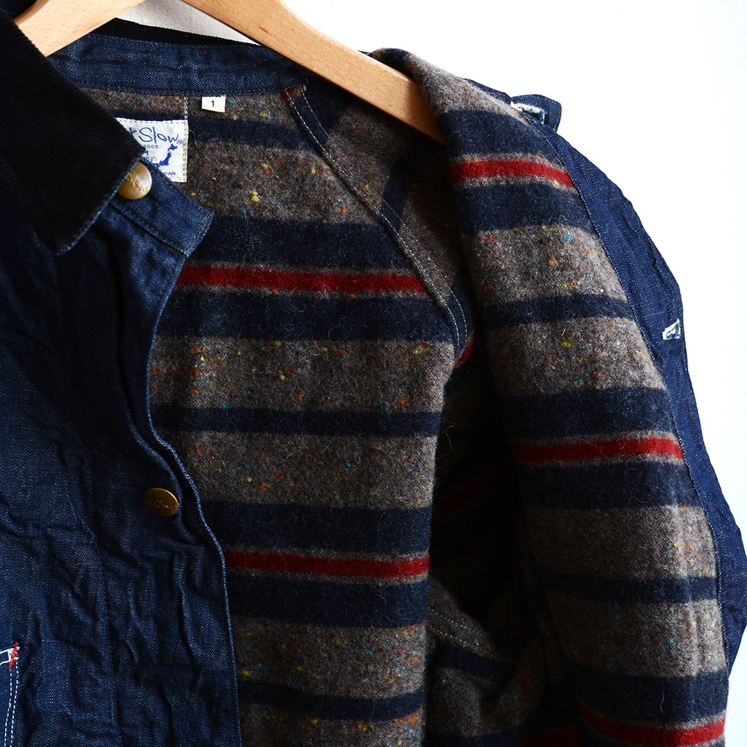 画像8: orSlow / WOOL LINER RELAX FIT COVERALL