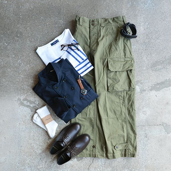 画像: orSlow / M-47 French Army Cargo Pants ArmyGreen