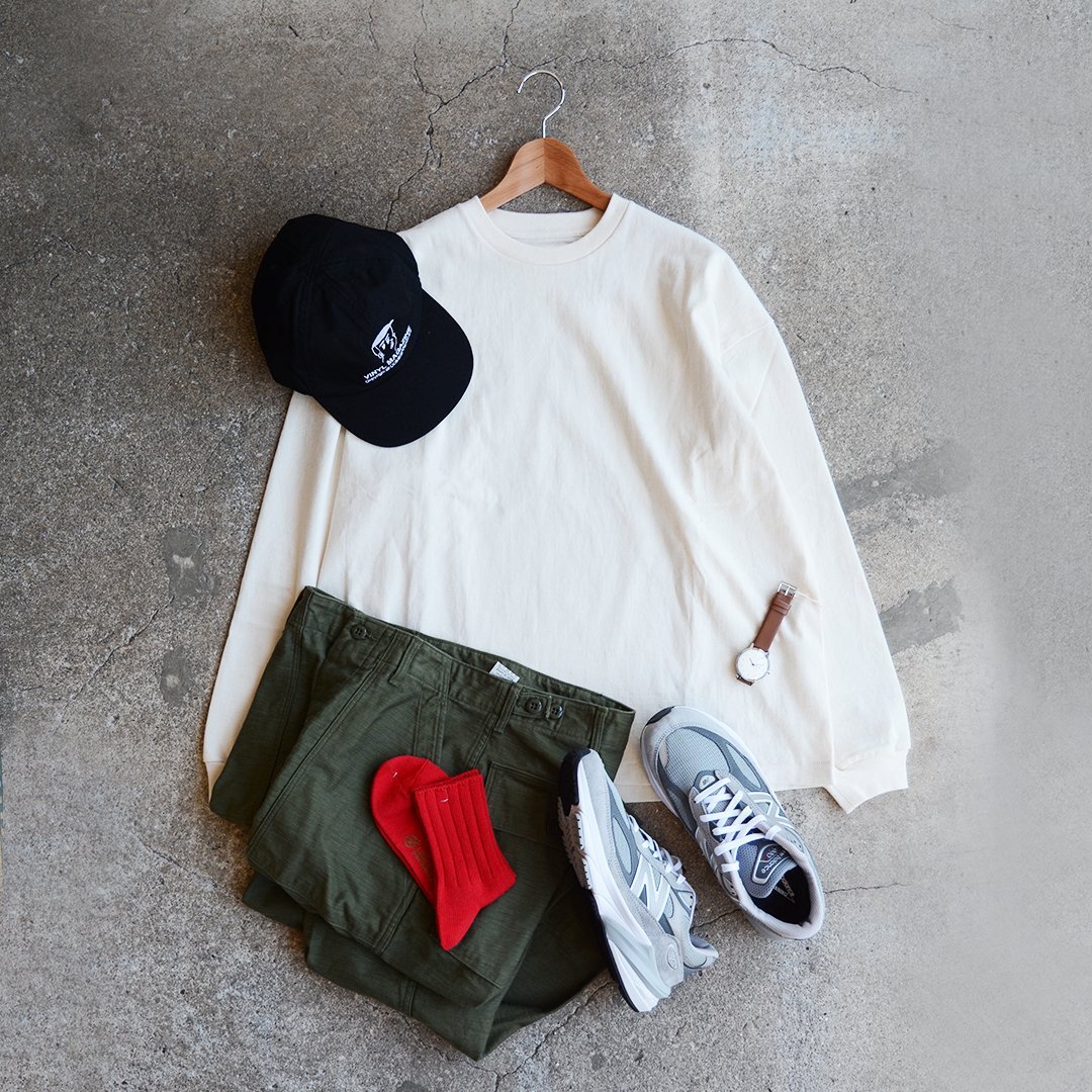 画像: PERSONAL MATTERS / PROJECT N°08 HEAVYWEIGHT COTTON L/S TEE