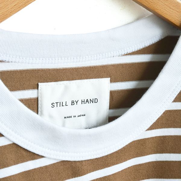 画像: STILL BY HAND / オーバーサイズボーダーTシャツ（CS01212）