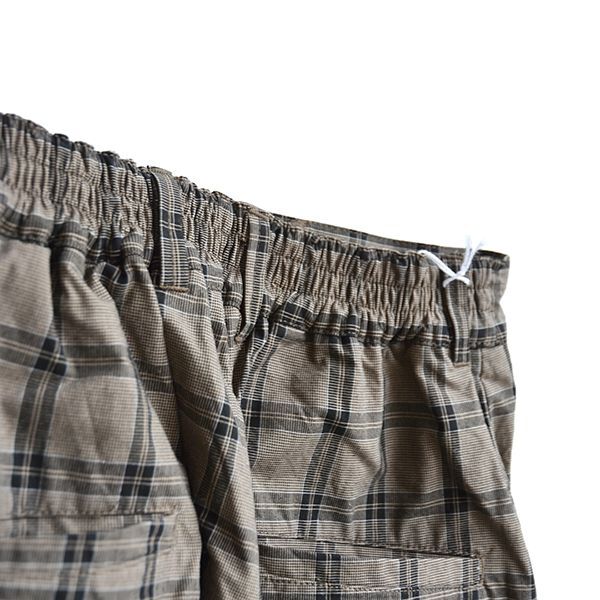 画像: EEL products / SUN PANTS -Brown Check-（E-22206B）