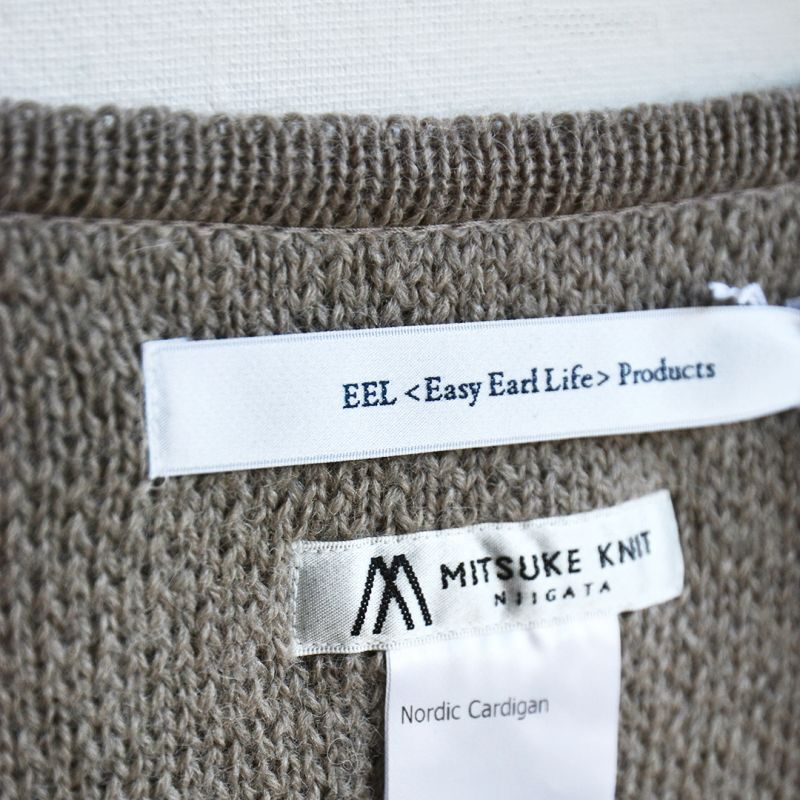 画像: EEL products / ノルディックカーディガン（E-23601）