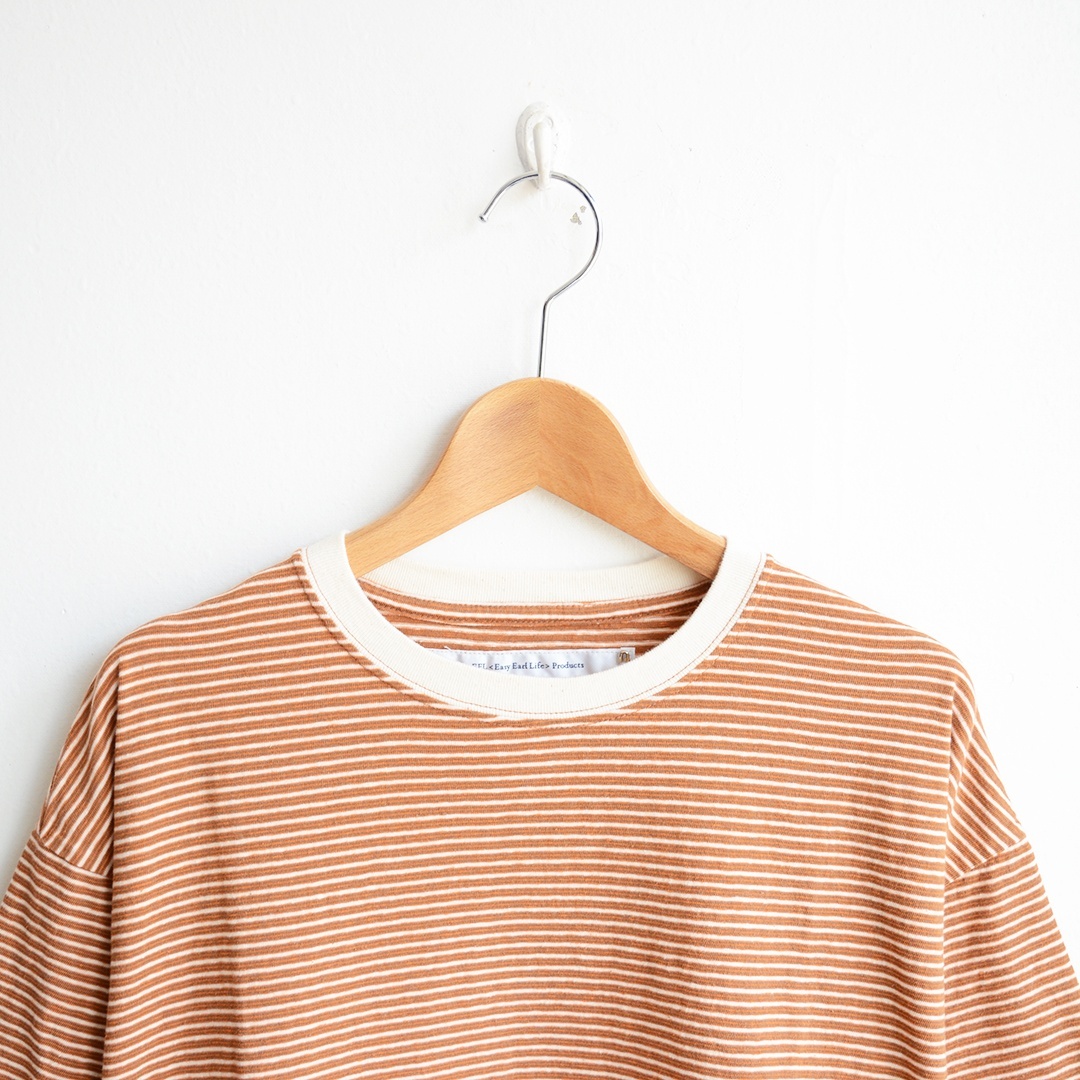 画像4: EEL products / YURURI TEE 1/2 BORDER（E-26501）