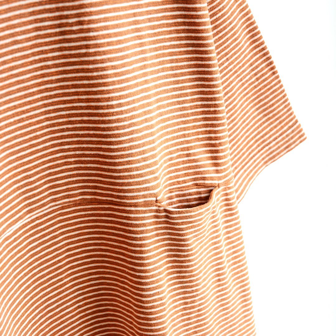 画像6: EEL products / YURURI TEE 1/2 BORDER（E-26501）