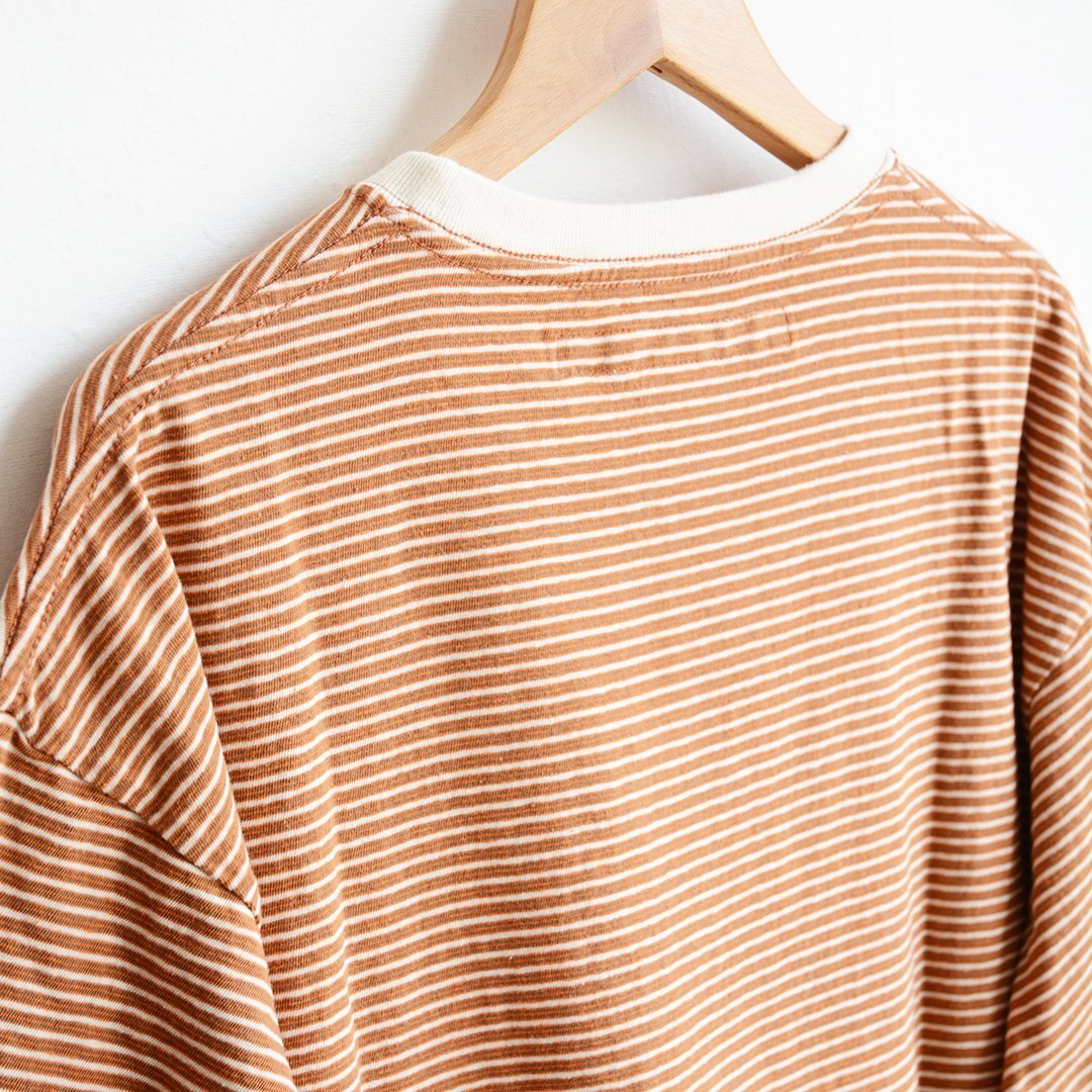 画像: EEL products / YURURI TEE 1/2 BORDER（E-26501）
