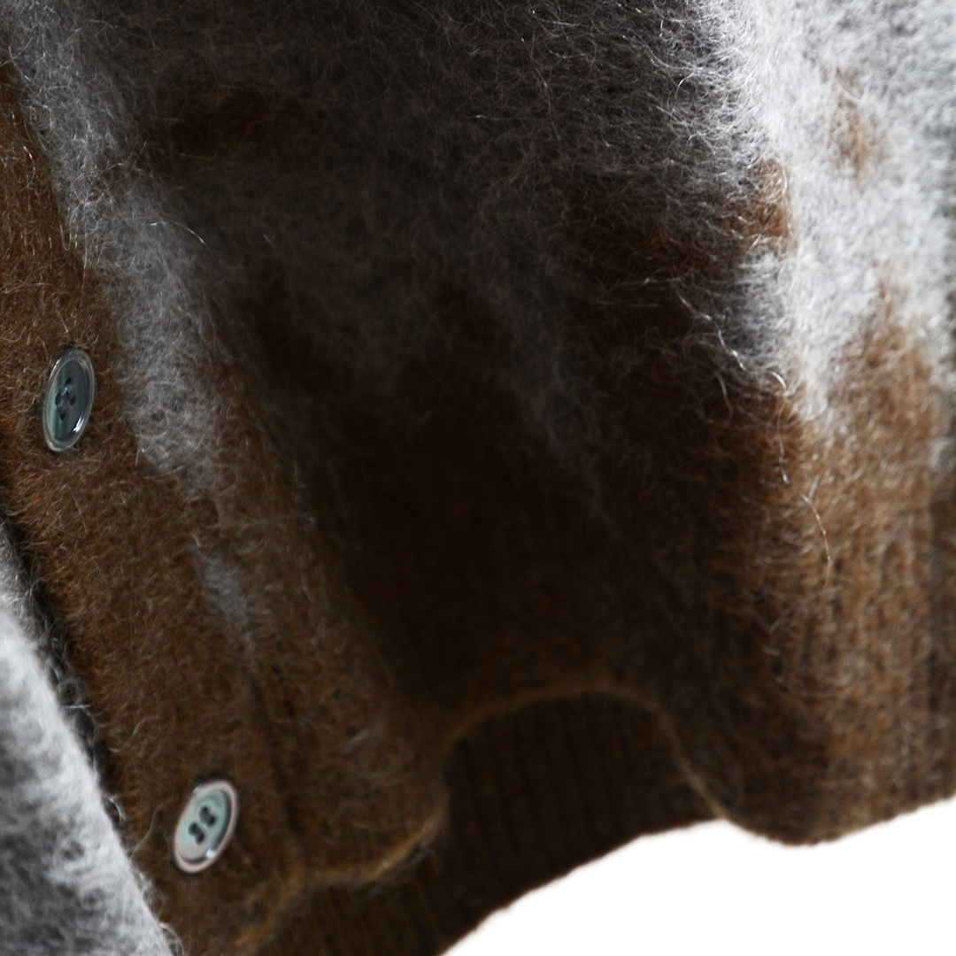 画像: Gramicci / MOHAIR SPLATTER CARDIGAN (G6FM-J038)