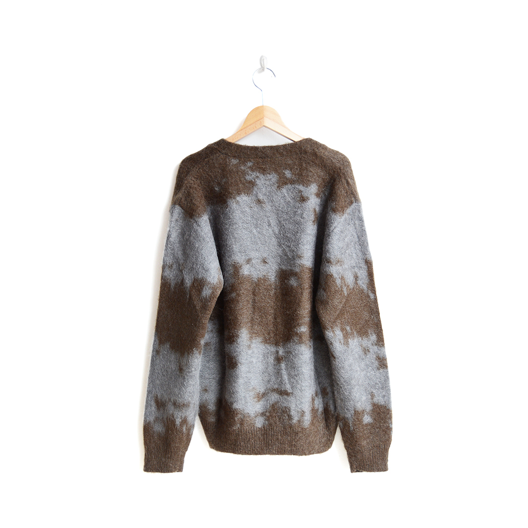 画像2: Gramicci / MOHAIR SPLATTER CARDIGAN (G6FM-J038)