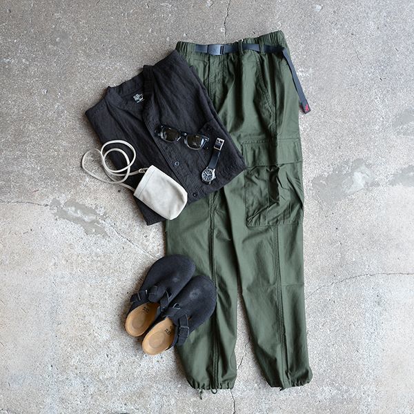 画像: GRAMiCCi / BACK SATIN CARGO PANTS