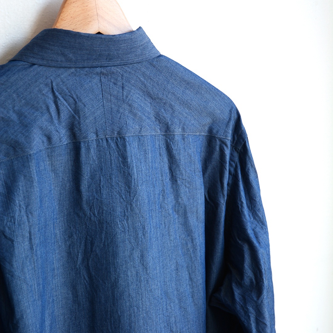 画像: PERSONAL MATTERS / PROJECT N°09 INDIGO DYE COTTON TWILL SHIRT