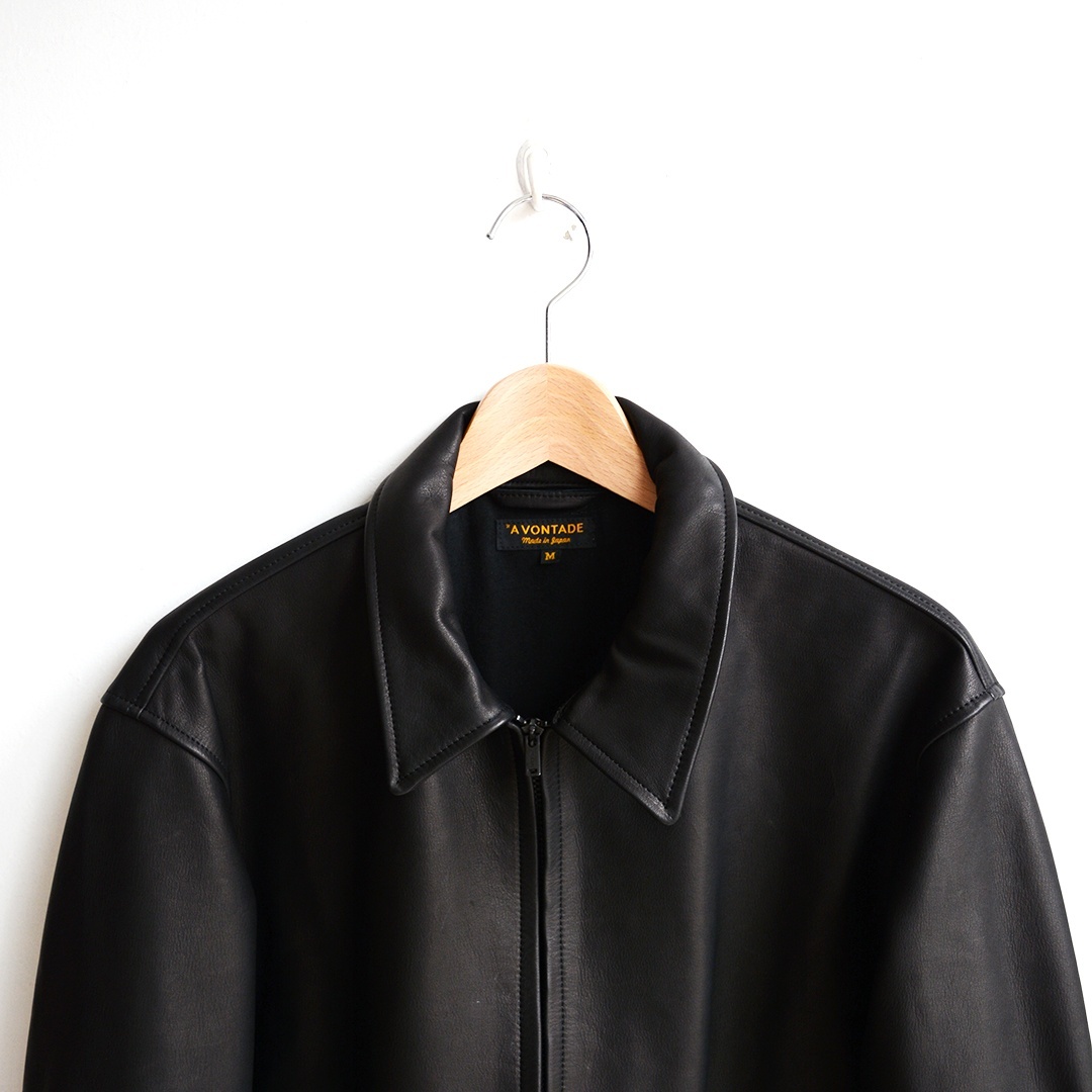 画像3: *A VONTADE / Leather Harrington Jacket (RD-0116)