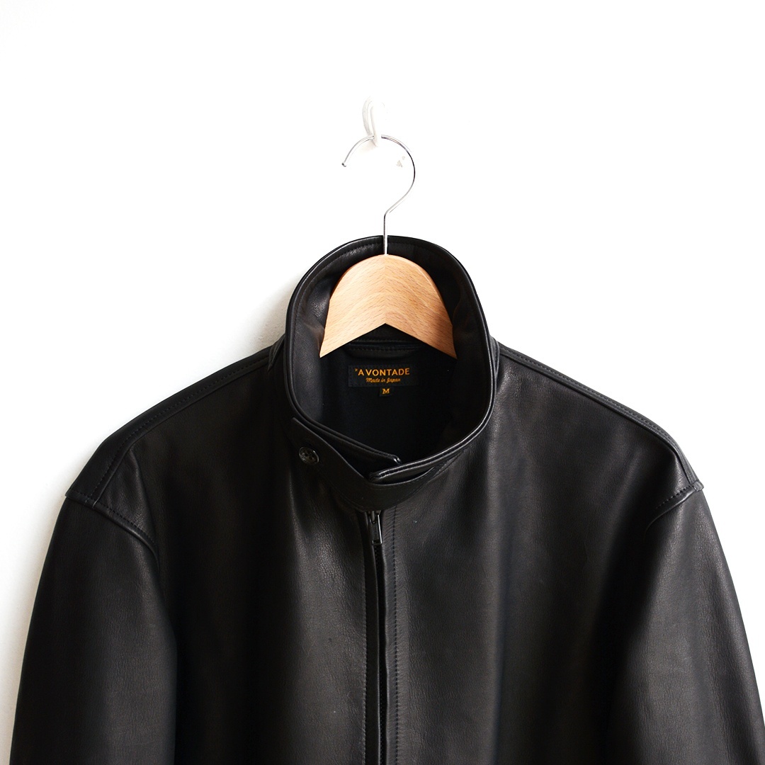 画像4: *A VONTADE / Leather Harrington Jacket (RD-0116)