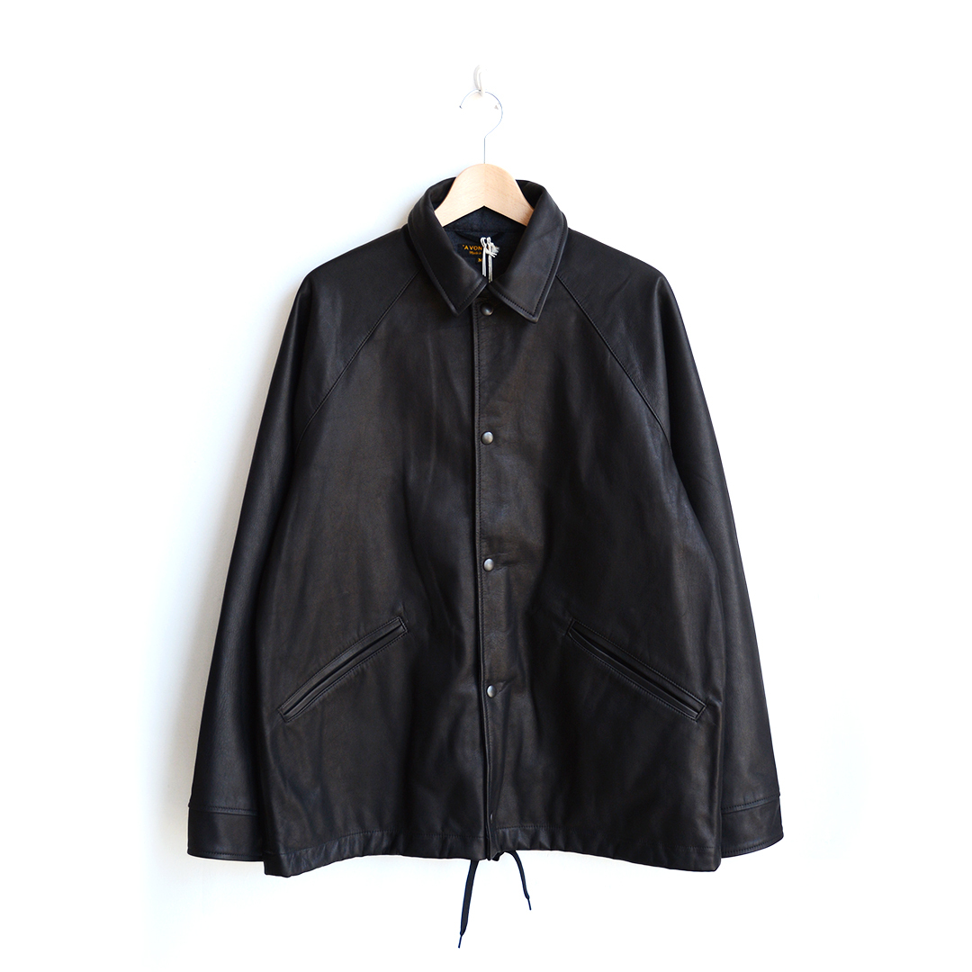 画像1: *A VONTADE / Leather Coach Jacket (RD-114)