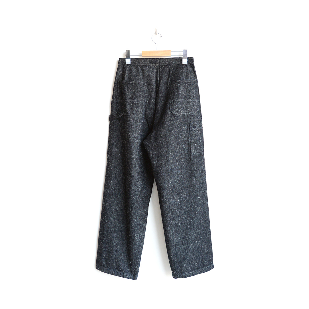 画像2: SANMONT / COTTON/SILK DENIM BELTED PANT (SPA0202)