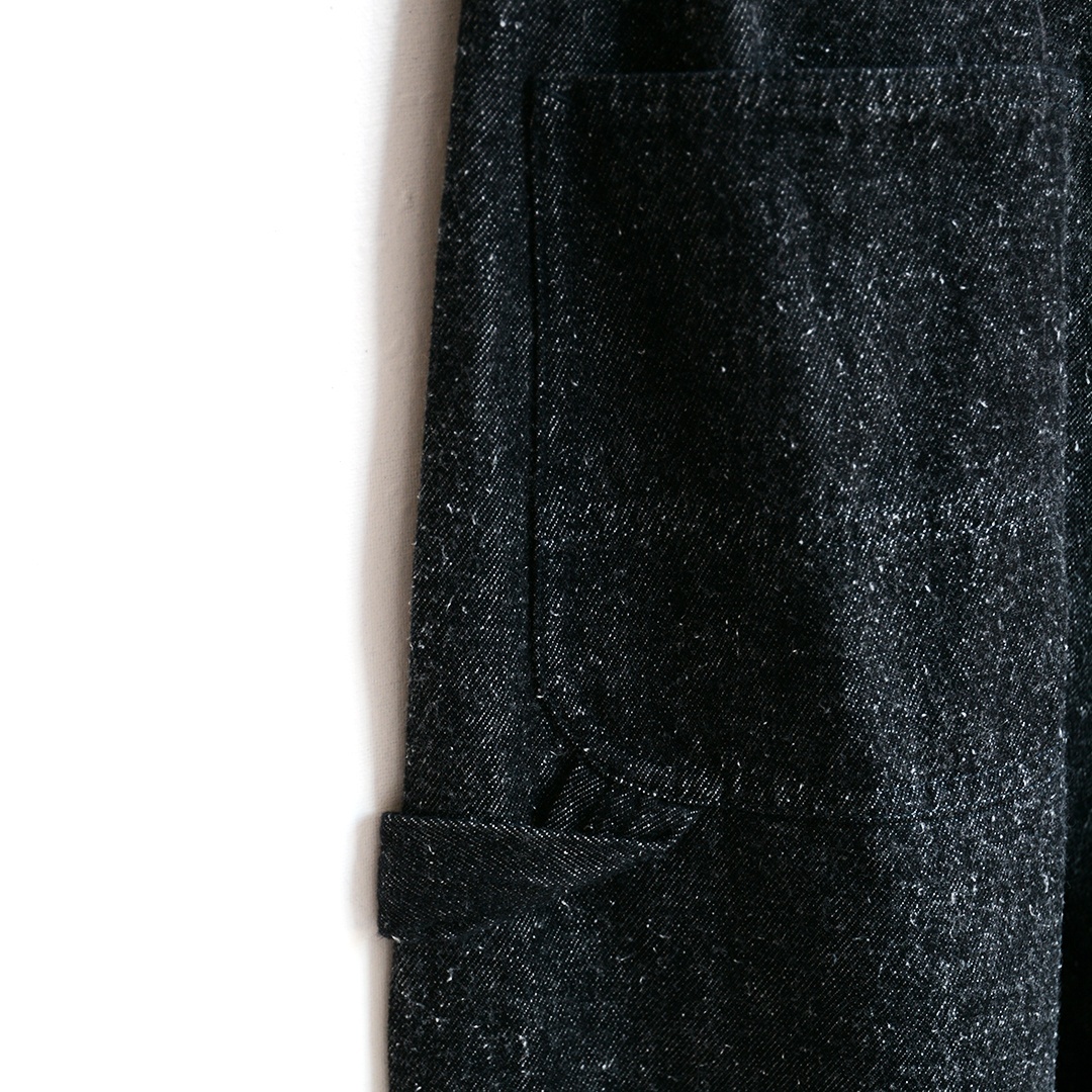 画像6: SANMONT / COTTON/SILK DENIM BELTED PANT (SPA0202)