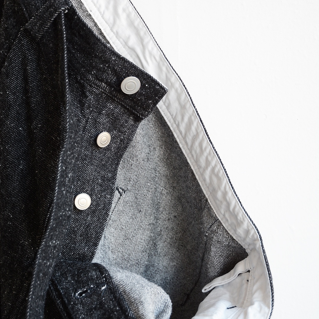 画像5: SANMONT / COTTON/SILK DENIM BELTED PANT (SPA0202)