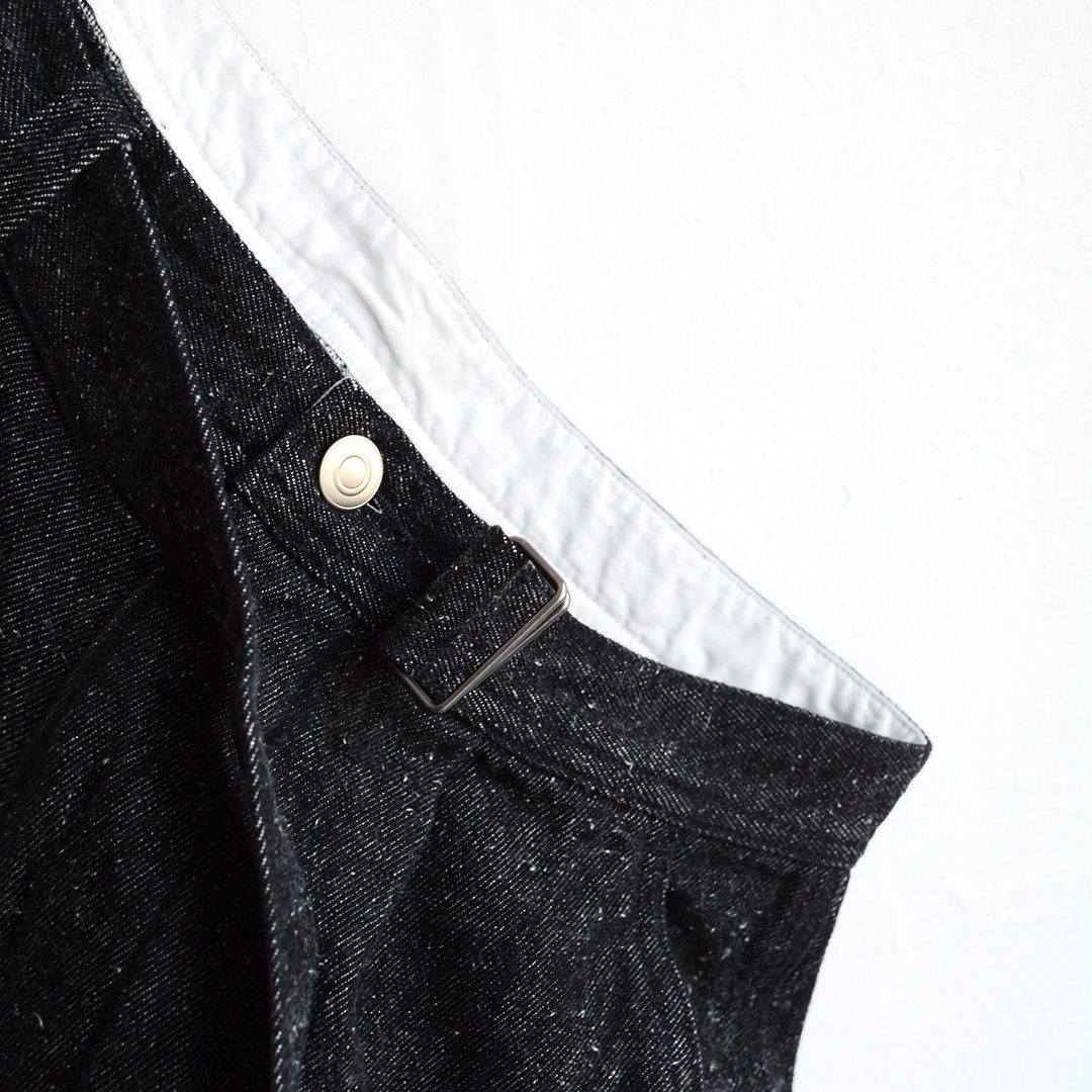 画像4: SANMONT / COTTON/SILK DENIM BELTED PANT (SPA0202)