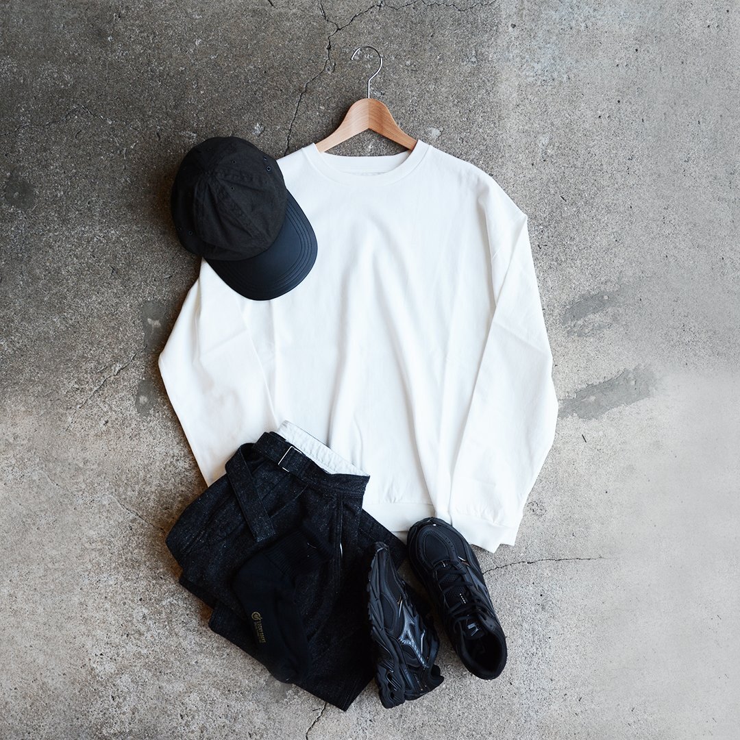 画像: SANMONT / COTTON/SILK DENIM BELTED PANT (SPA0202)