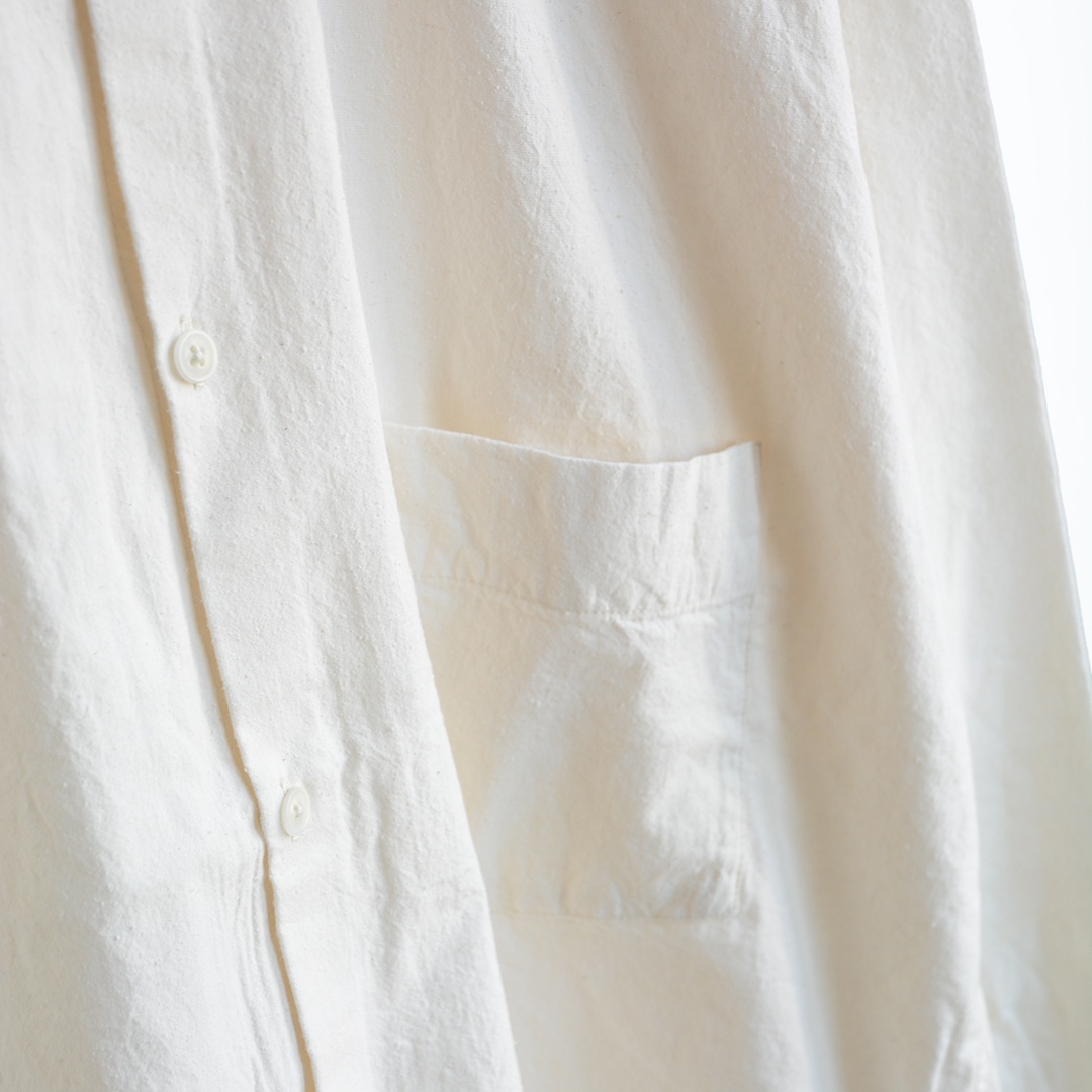 画像5: SANMONT / COTTON/SILK REGULAR COLLAR SHIRT (SSA0201)