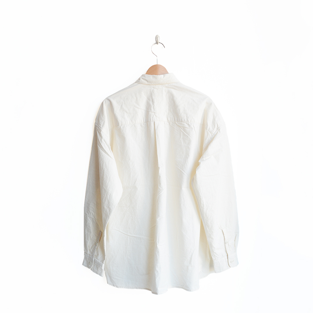 画像2: SANMONT / COTTON/SILK REGULAR COLLAR SHIRT (SSA0201)