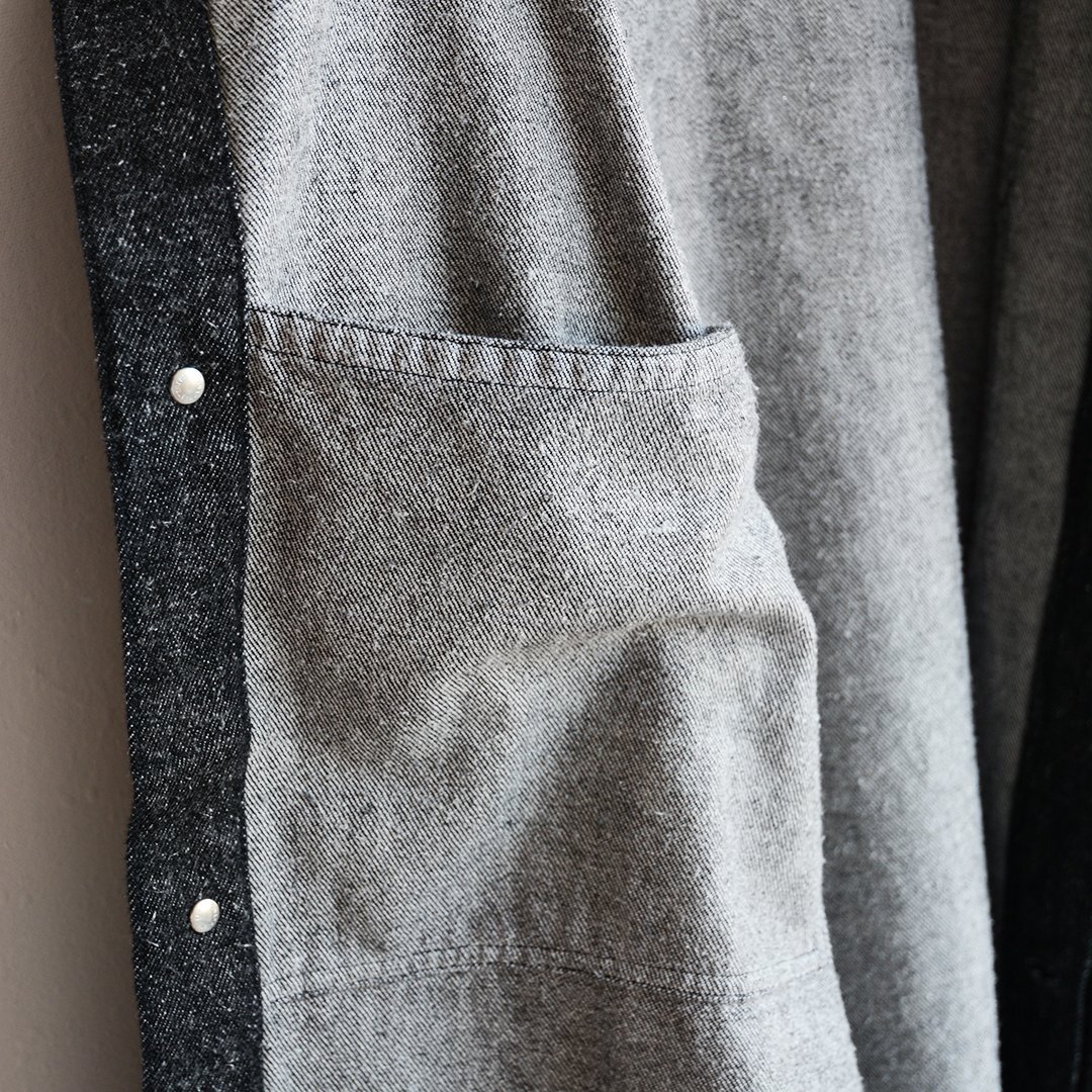 画像6: SANMONT / COTTON/SILK DENIM WORK JACKET (SWA0206)