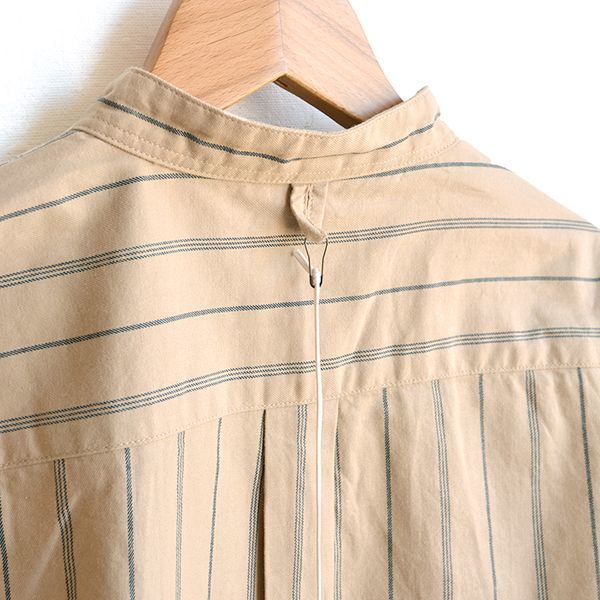 画像: *A VONTADE / Banded Collar Shirts -Cotton Viera Stripe-