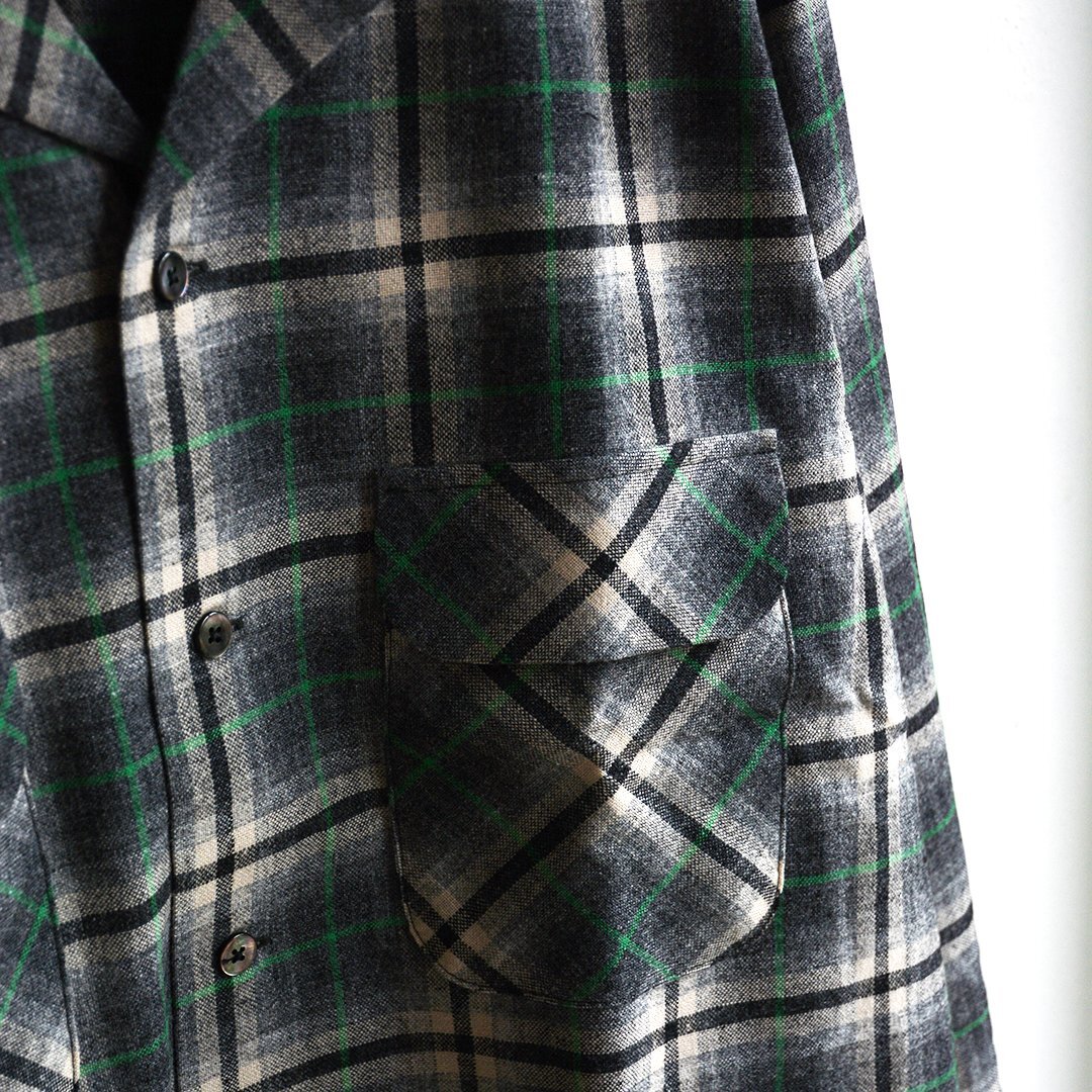 画像6: *A VONTADE /Wool Plaid Open Shirts