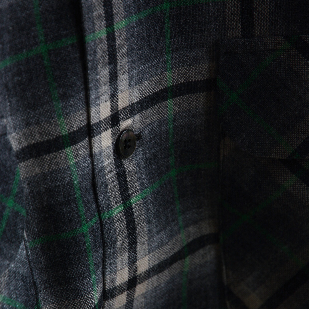 画像9: *A VONTADE /Wool Plaid Open Shirts