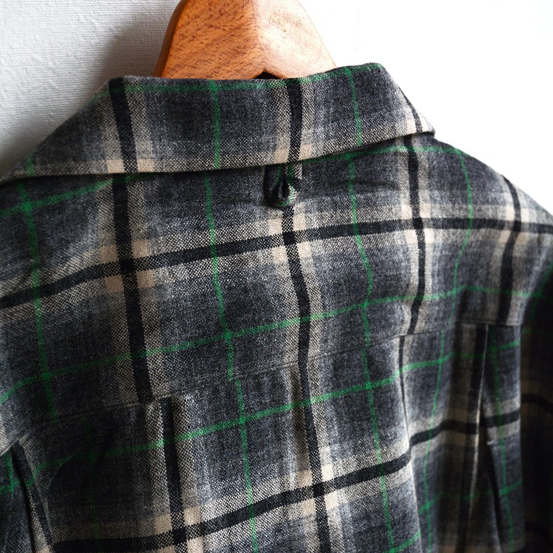 画像: *A VONTADE /Wool Plaid Open Shirts