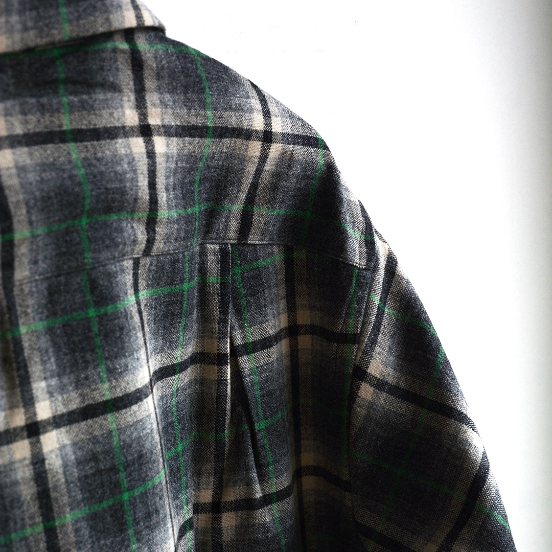 画像: *A VONTADE /Wool Plaid Open Shirts