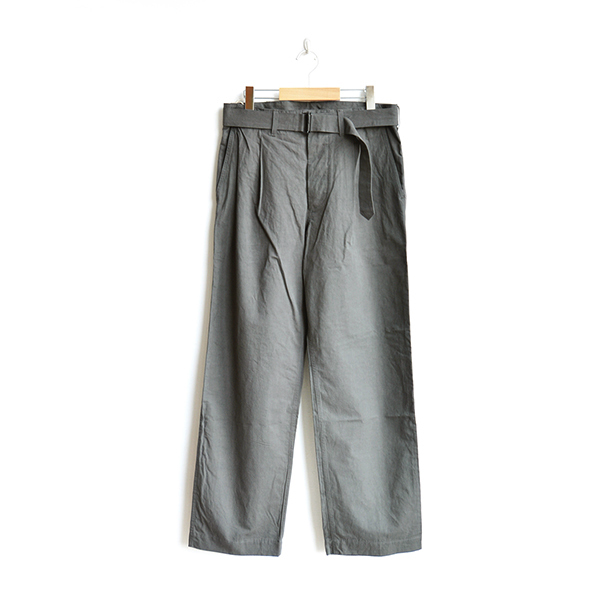 画像1: *A VONTADE / Mil. Cookman Trousers II W/Belt -Cotton/Linen Weather-