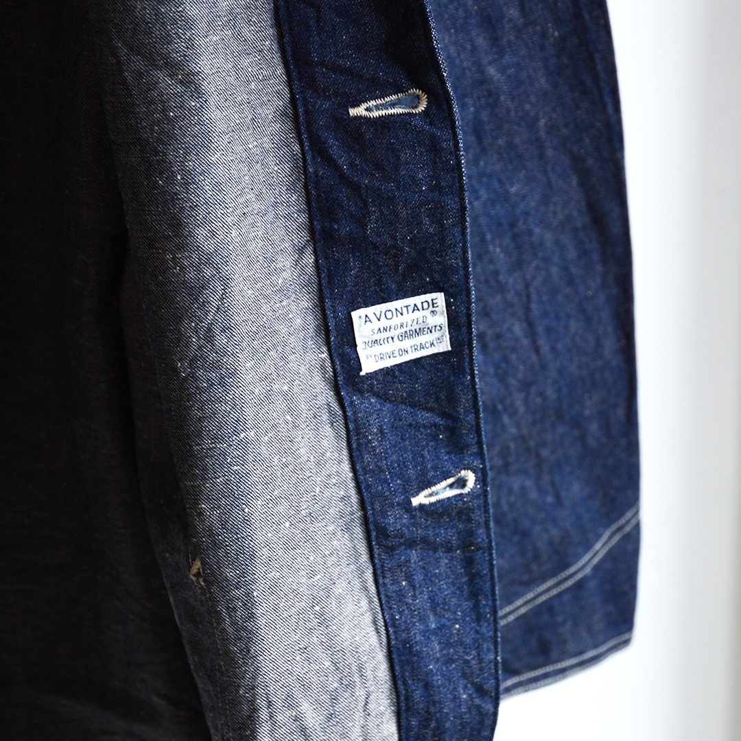 画像: A VONTADE / 40's Coverall -9.5oz Nepped Denim- (VTD-0573-JK)