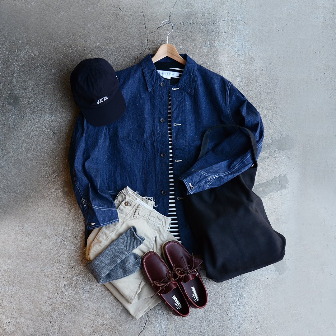 画像: A VONTADE / 40's Coverall -9.5oz Nepped Denim- (VTD-0573-JK)