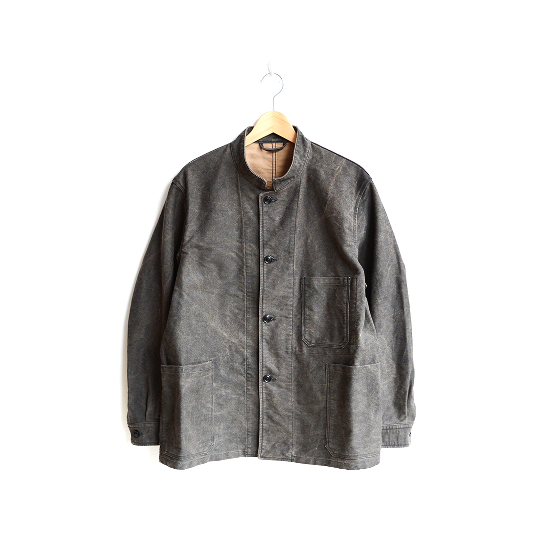 画像1: *A VONTADE / Stand Collar Work Jacket -Pigment Coating Moleskin- (VTD-0603-JK)