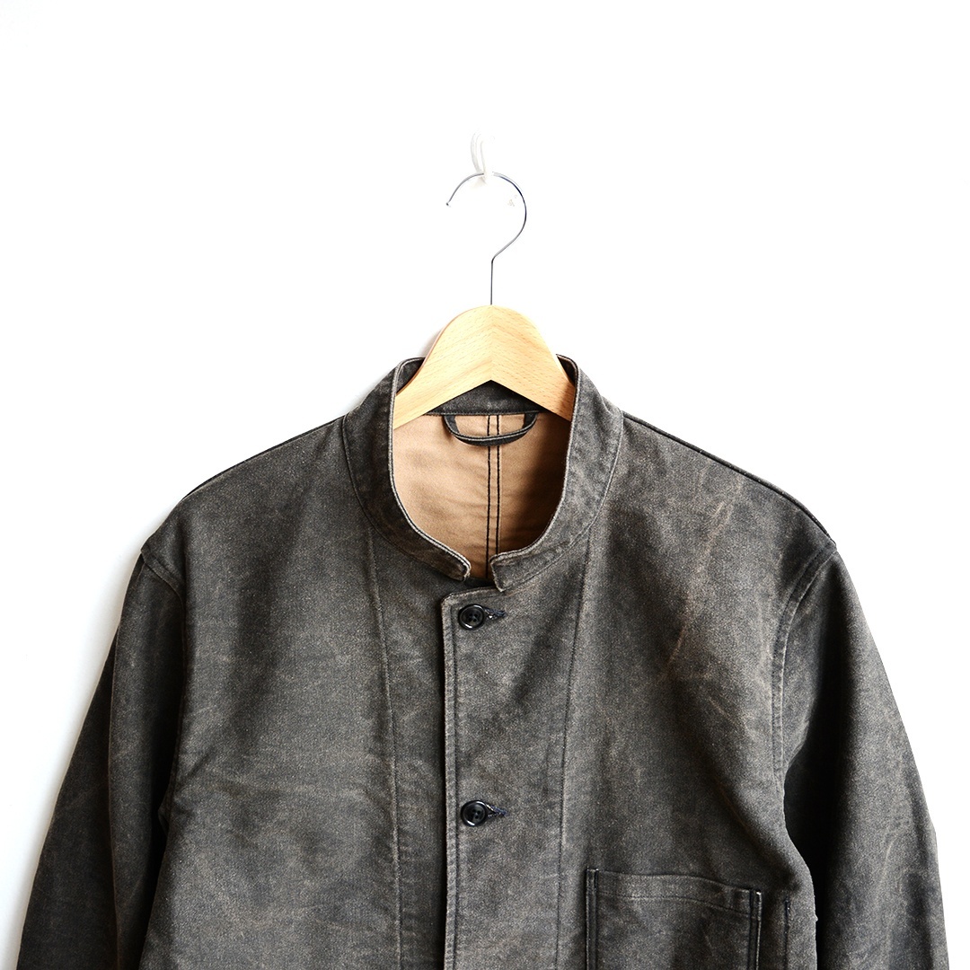 画像3: *A VONTADE / Stand Collar Work Jacket -Pigment Coating Moleskin- (VTD-0603-JK)