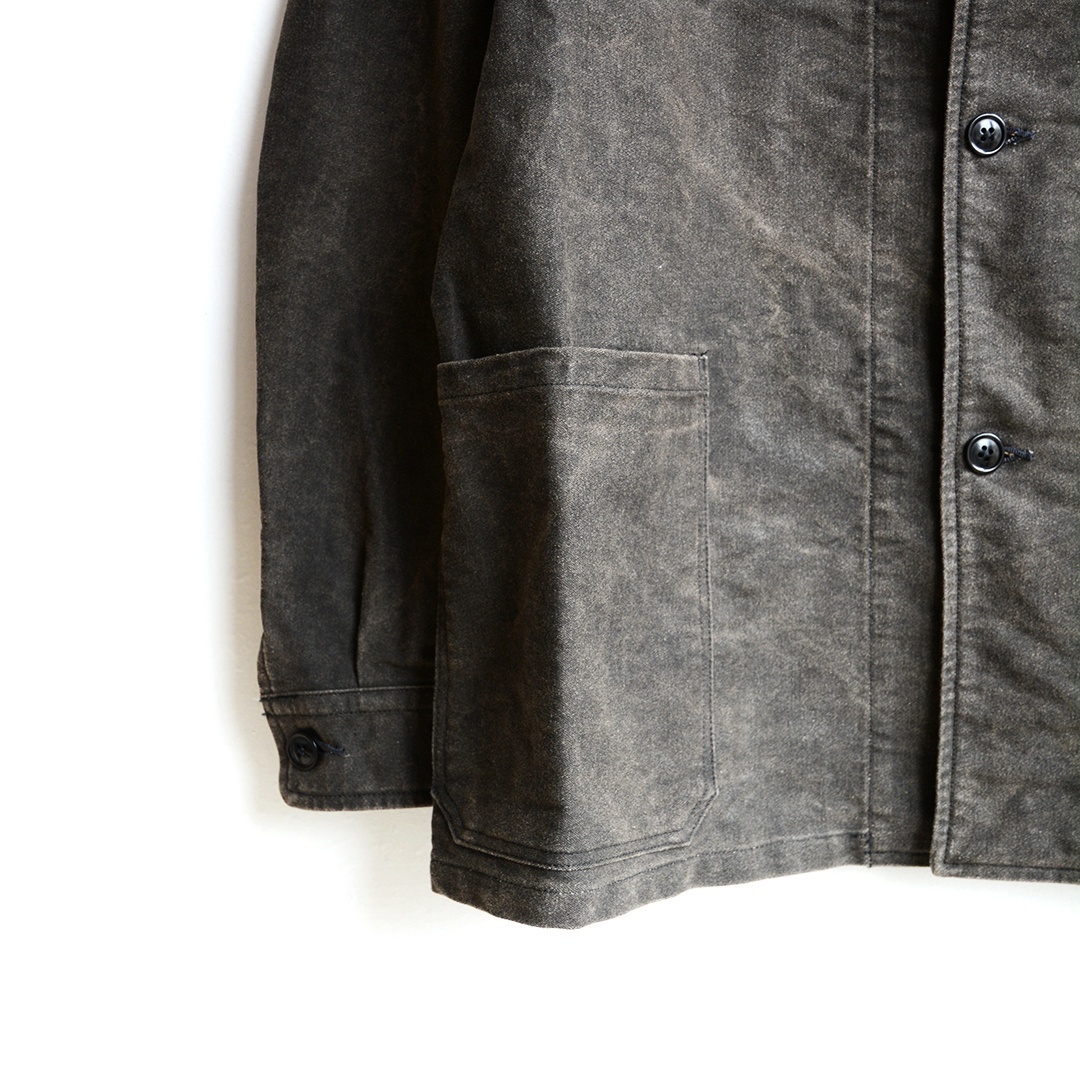 画像: *A VONTADE / Stand Collar Work Jacket -Pigment Coating Moleskin- (VTD-0603-JK)